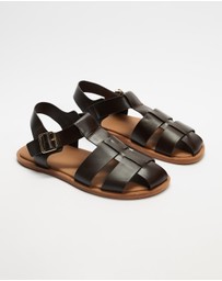 AERE - Leather Fisherman Sandals