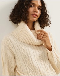 Atmos&Here - Zuri Cable Knit Sweater