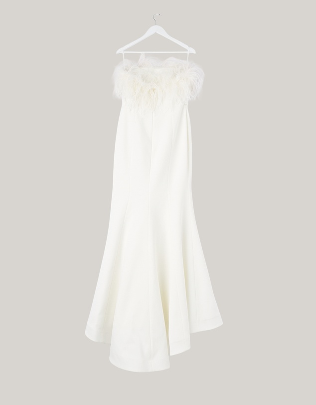 Revibe - Repaired Rebecca Vallance Grace Strapless Gown - AU 12