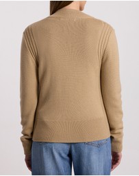 David Lawrence - Zip Thru Merino Cardigan