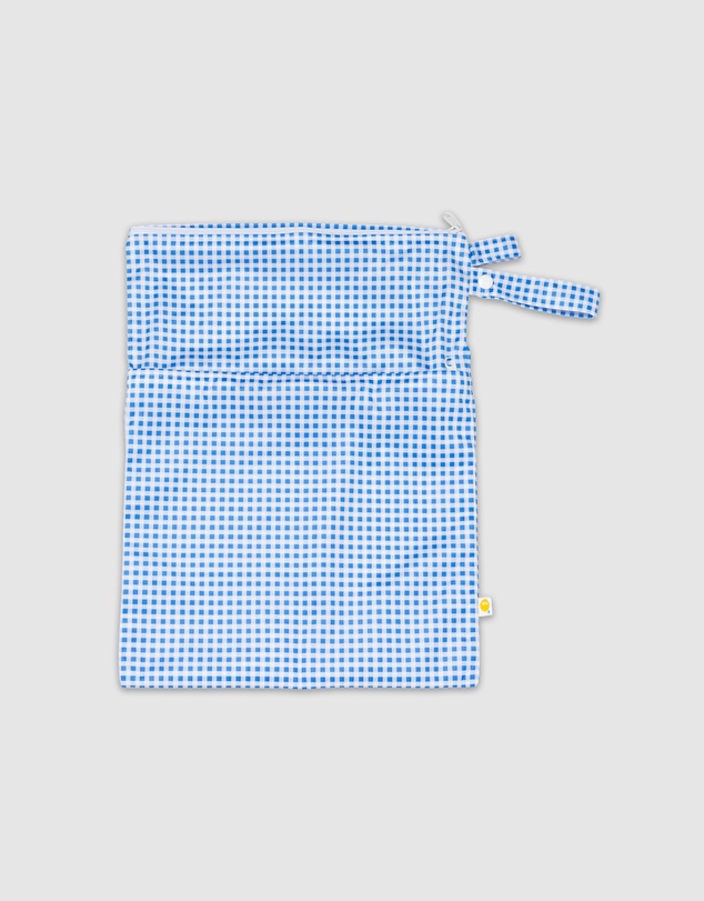 Tyoub - Tyoub Stay-dry Zip Wet Bag Blue Gingham