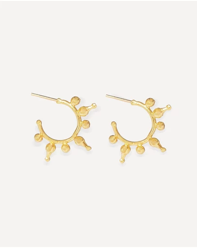 Ottoman Hands - Jale Gold Hoop Earrings