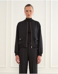 Aqua Blu Australia - Nyx Cameron Bomber Jacket
