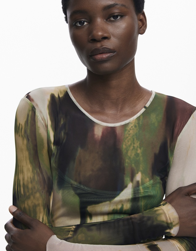Desigual - Long tulle dress