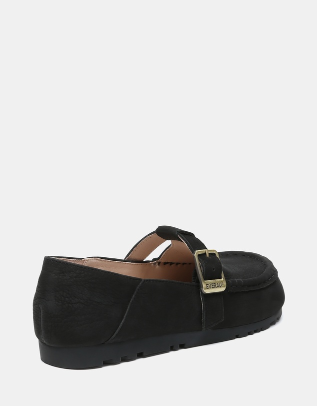 EVERAU - EverAU Ugg Maria Cow Suede Upper Loafer Oxfords Flats