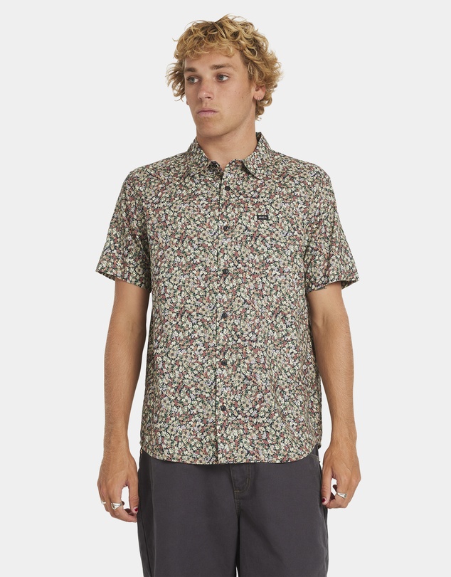 RVCA - Mens Heavy Bloom Short Sleeve Shirt
