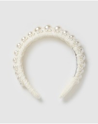 Izoa - Alora Velvet Pearl Headband