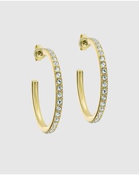 Ted Baker - CLANCI: Medium Crystal Hoop Earrings