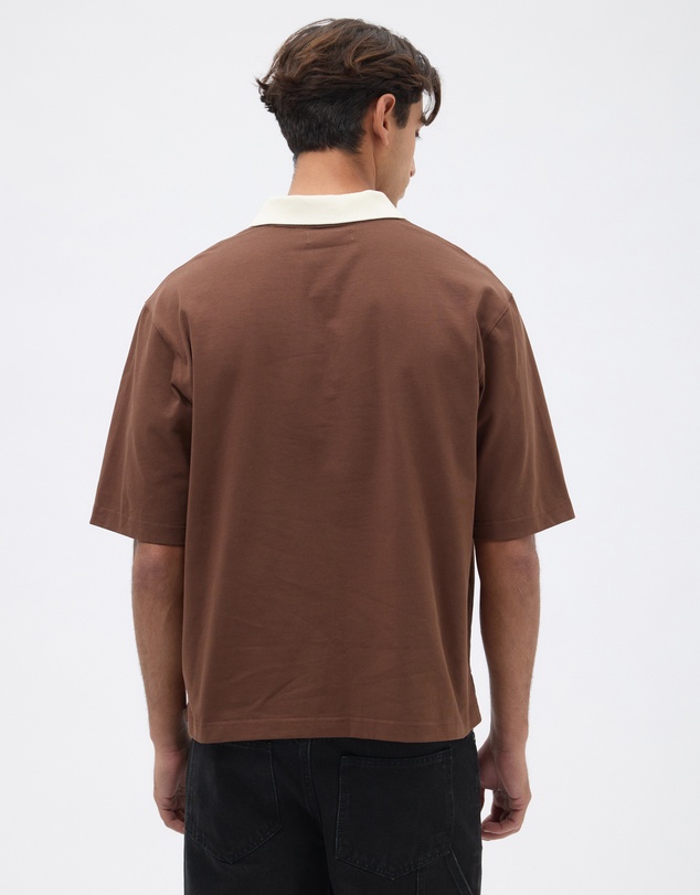 AERE - Boxy Contrast Polo