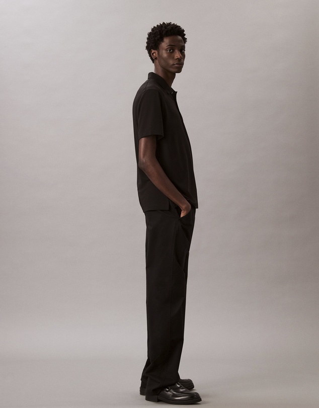 Calvin Klein - Tonal Stripe Jacquard Polo Shirt
