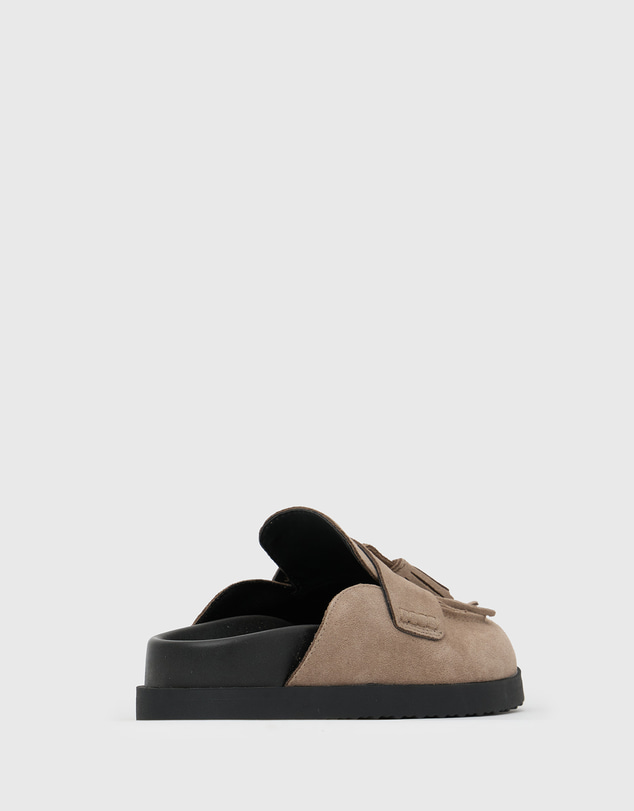 Betts - Leon Suede Leather Flat Mules