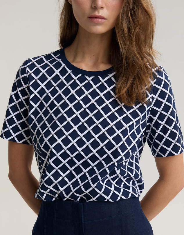 Sportscraft - Geo Print Merc Tee
