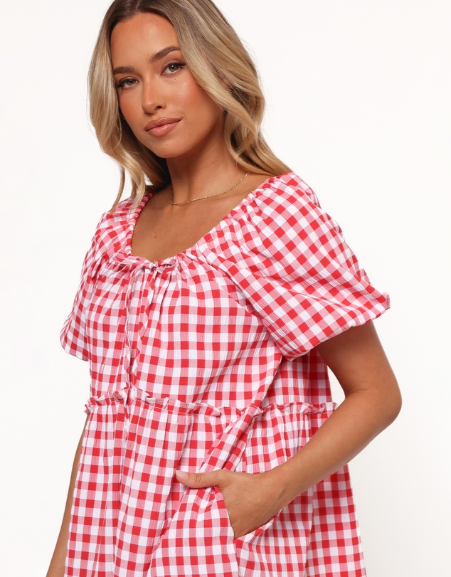 Petal & Pup - Dorothea Mini Dress - Red