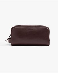 Country Road - Large Leather Wash Bag