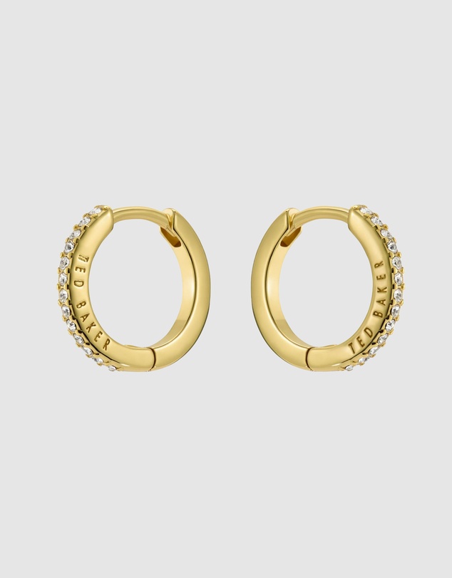 Ted Baker - Heplie Crystal Hoop Earrings (14mm)