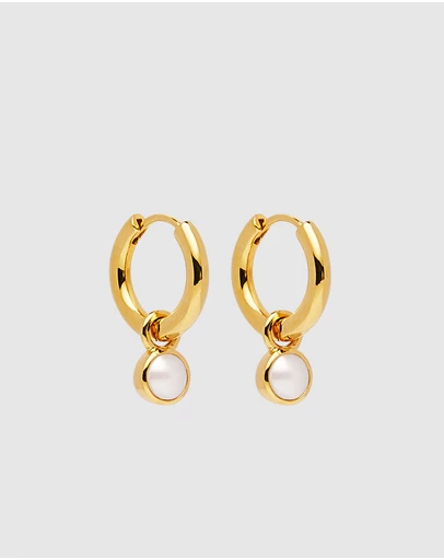 Najo - Heavenly Pearl Gold Earring