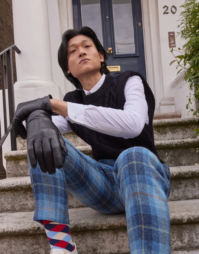 DENTS - Bath Three-Point Cashmere-Lined Leather Gloves