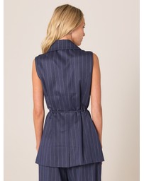 Fate + Becker - Zephyr Wrap Vest With Belt