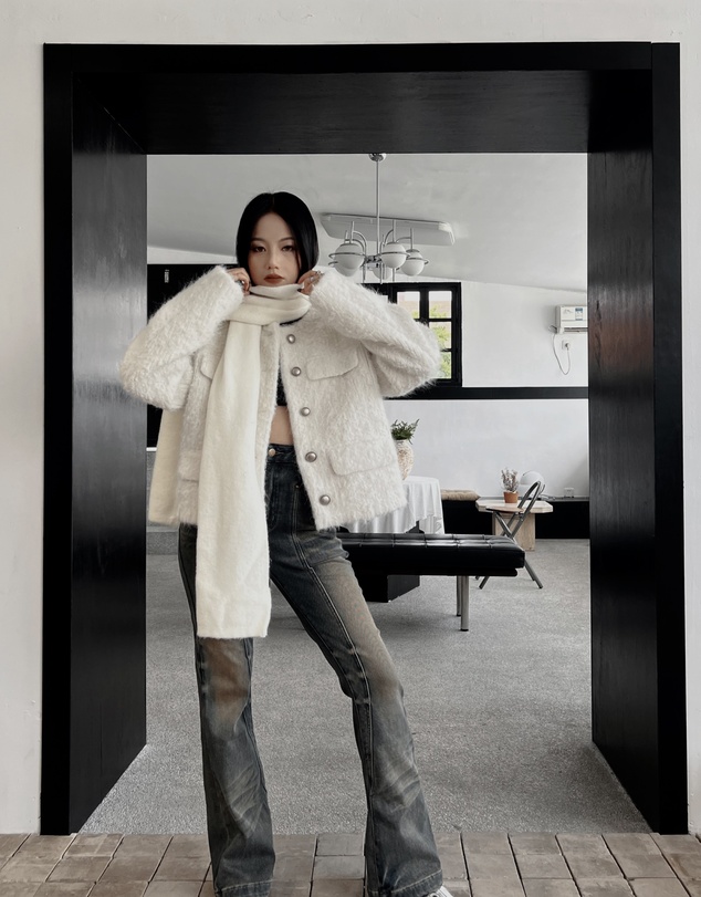 Glamorous - Long fed silhouette small fragrance coat