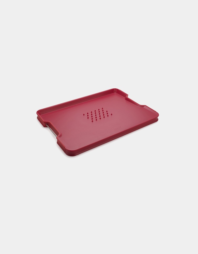 Joseph Joseph - Cut&Carve™ Plus Large Multi-function Chopping Board (Red)