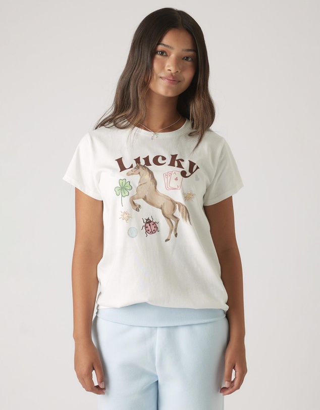 Decjuba Kids - Lucky Embellished T-Shirt - Teens