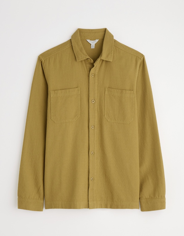 Seasalt - Seasalt Cornwall Yellow Rigging Plain Overshirt