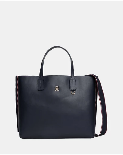 Tommy Hilfiger - Monogram Signature Trim Satchel