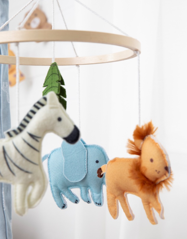 Living Textiles - Musical Mobile - Wild Safari