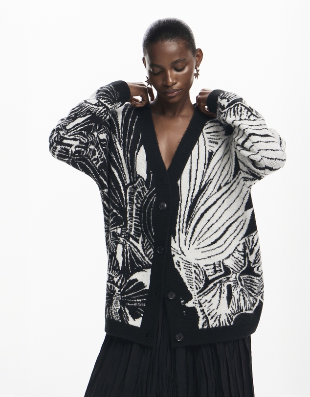 Desigual - Printed cardigan