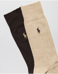 Polo Ralph Lauren - 2-Pack Bundle Classic Crew Socks