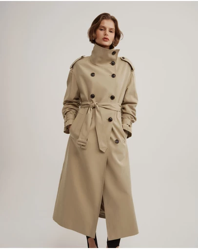 Witchery - Funnel Collar Trench Coat