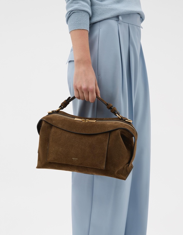 Oroton - Mica Large Bowler Suede