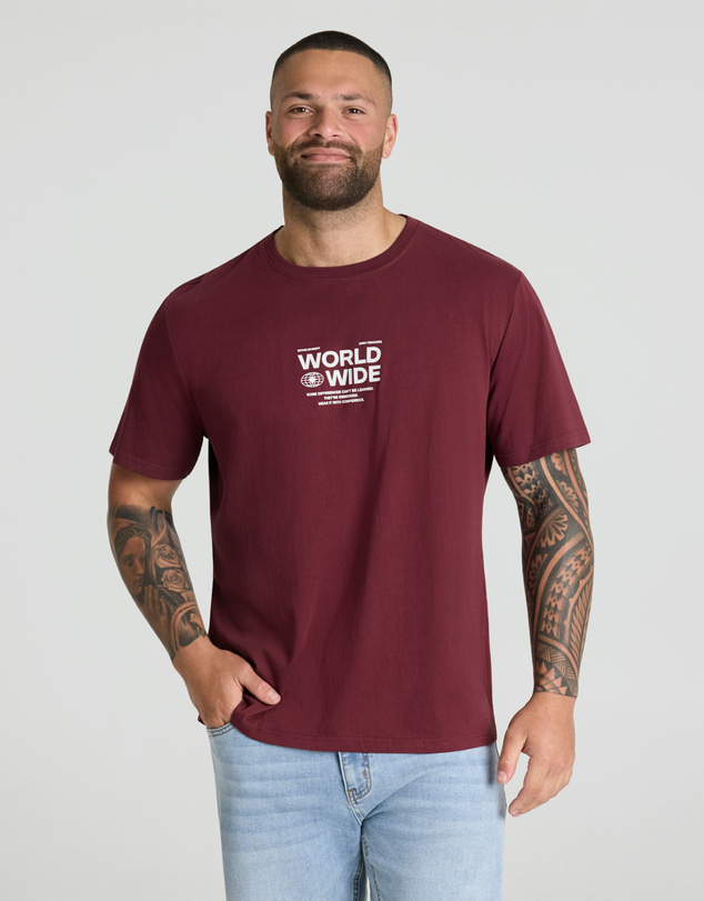 Johnny Bigg - Wide World Print Tee