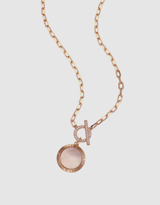 Emporio Armani - Emporio Armani Rose Gold Necklace EG3562221