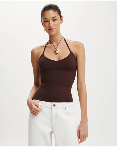 Cotton On - Hold Me Tie Halter Top