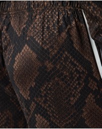 adidas Originals - Satin Snake Print Wide Leg Track Pants - ICONIC EXCLUSIVE