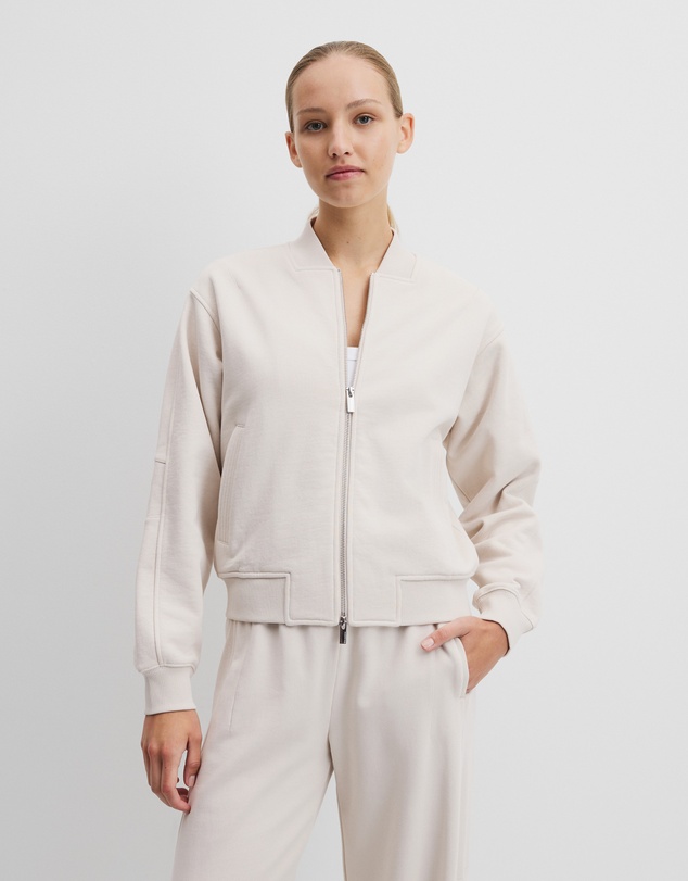 Country Road - Australian Good Earth Cotton Zip Bomber Sweat