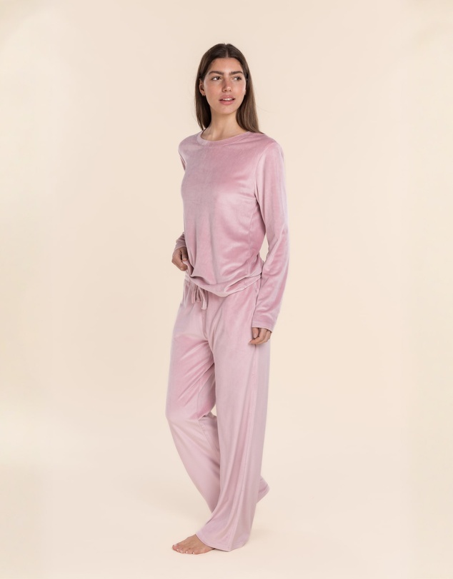 Gingerlilly - Thea Velour Long Lounge Set