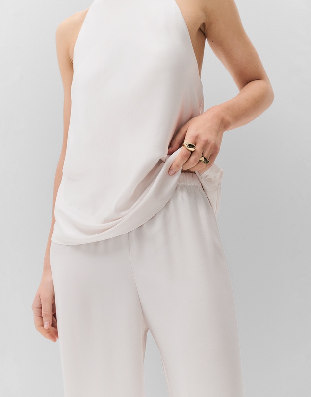 UNISON - Satin Wide Leg Pant
