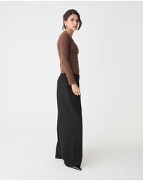 Forcast - Arden Mid Rise Pleated Pants