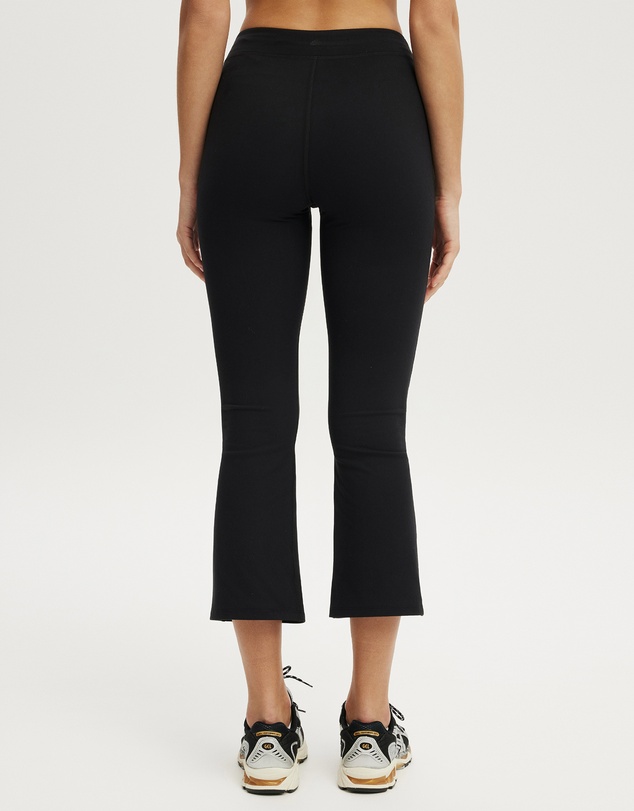 Cotton On Body Active - Ultra Soft Tie Front Cropped Kick Flare Tights