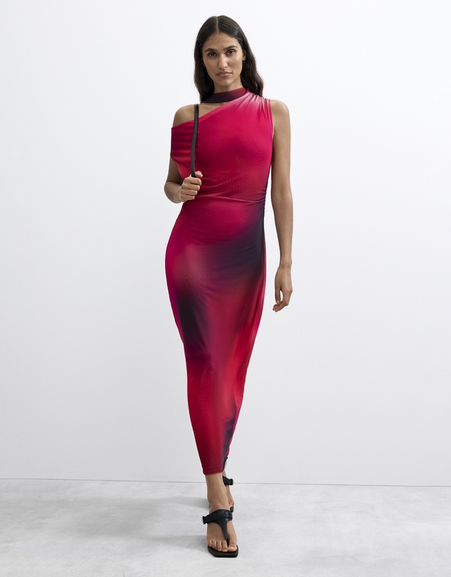 Desigual - Asymmetric Draped Dress