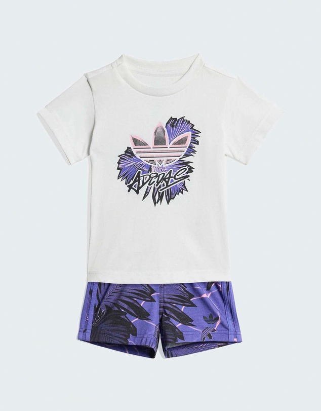 adidas Originals - AOP Regular Shorts Tee Set - Babies-Kids