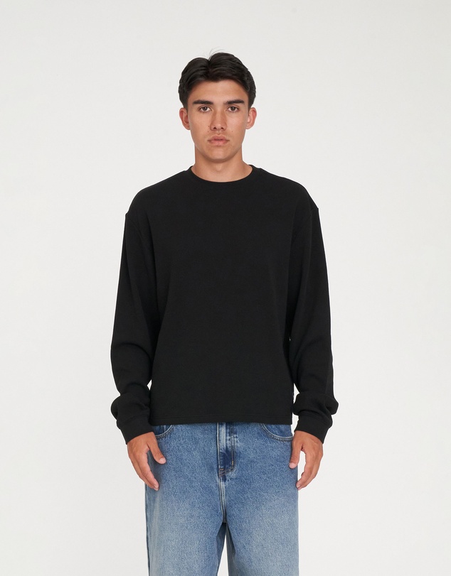 Huffer - Waffle LS Sup Tee