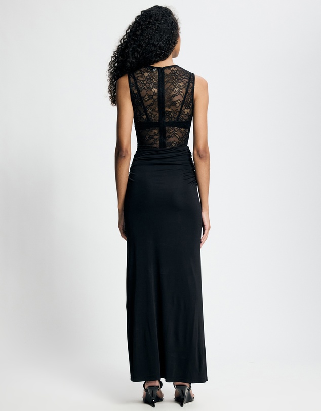 Lover - Odette Lace Contrast Maxi Dress