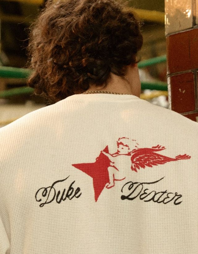 Duke + Dexter - Duke Cherub Vintage White Waffle Top