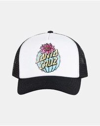 Santa Cruz - Cactus Dot Trucker Cap - Teens