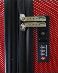 JETT BLACK - Carbon Red Series Short Stay Set