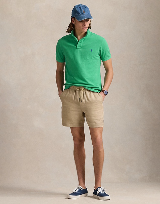 Polo Ralph Lauren - Custom Slim Fit Mesh Polo Shirt