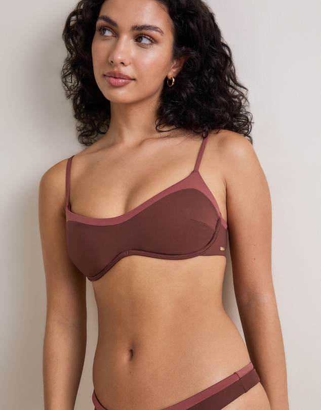 TALA - Contrast Underwired Bikini Top
